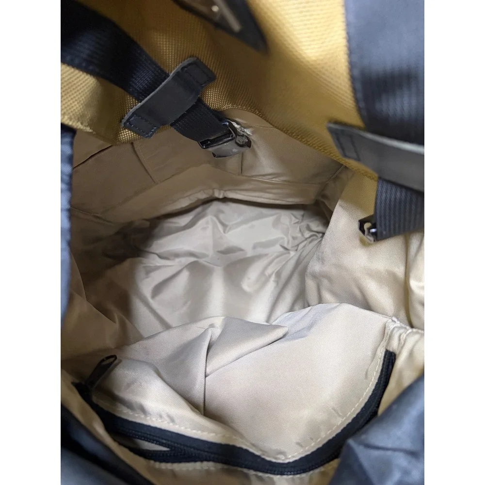 Gobi Rucksack Backpack Unisex Large Tan Black Rugged Outdoor Hiking Bag